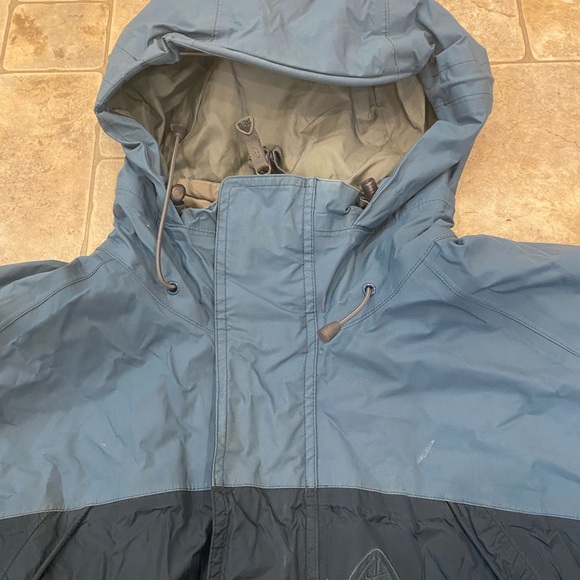 Vintage Nike ACG 3 Outer Layer Rain Jacket 2 Tone Blue Sz M - Picture 8 of 16